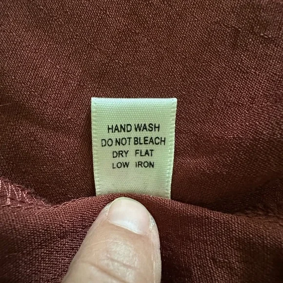 Haute‎ Monde Maroon Jumper V-Neck Seamless Short Sleeves  M Size Medium. NWOT - Picture 14 of 14